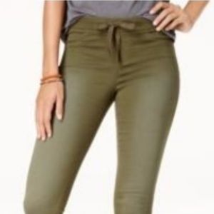 New Black Daisy Juniors Pull-on Olive Jeggings